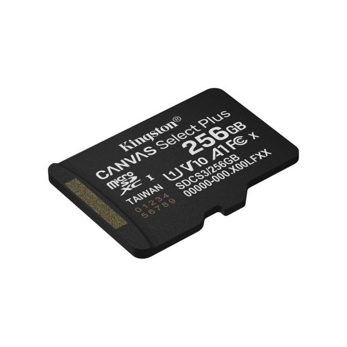 Карта памяти, Kingston, SDCS3/256GBSP, MicroSDXC 256GB, Canvas Select Plus, A1, U1, V10, без адаптера SD