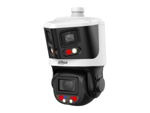 Поворотная видеокамера, Dahua, DH-SDT3E410-8P-MB-A-PV1, 8MP+4MP, Starlight, 10-кратная, PTZ-камера, TiOC