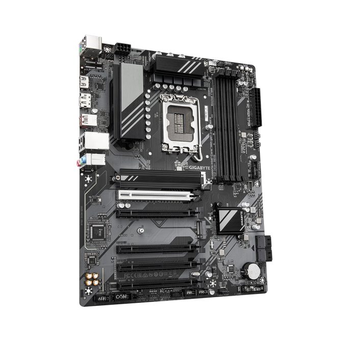 Материнская плата, Gigabyte, B760 DS3H GEN5 (4719331872892), LGA1700, iB760, 4xDDR5 4400/4800/5200/5600, 4xSATA3, 2xM.2 (PCI-E 4.0x4/x2), Raid, 1хDP, 1xHDMI, 5xPCI-Ex16, ATX