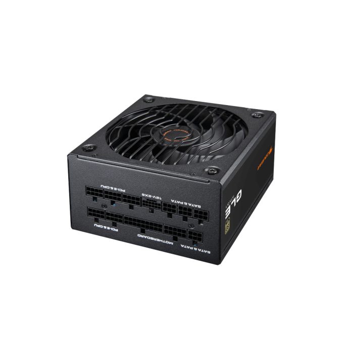 Блок питания, Cougar, GLE 1200, 1200W, ATX 3.1, APFC, GOLD, 20+4 pin, 2*4+4pin, 12*Sata, 4*Molex, 6*PCI-E 6+2 pin, 12V-2X6, Вентилятор 13,5 см, Модульный, Кабель питания, Чёрный