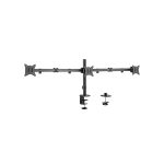 Настольный кронштейн для мониторов, XG, MG-1727T, 17"-27", Нагрузка 3х7 кг., Наклон +/- 45°, Поворот +/- 90°, Вращение монитора +/- 180°, VESA 75x75,100x100