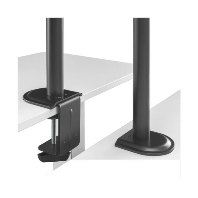 Настольный кронштейн для мониторов, XG, MG-1727T, 17"-27", Нагрузка 3х7 кг., Наклон +/- 45°, Поворот +/- 90°, Вращение монитора +/- 180°, VESA 75x75,100x100