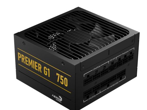 Блок питания, Aerocool, PREMIER G1, 750W, ATX 3.1, Gold, APFC, 20+4pin, 2*4+4pin, 8*Sata, 2*Molex, 2*PCI-E 6+2pin, 12V-2X6, Модульный, Вентилятор 13,5 см, Кабель питания, Чёрный