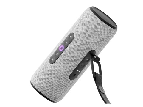 Портативная умная колонка, Яндекс, YNDX-00030GRY, Яндекс Станция Стрит с Алисой, 30 Вт, 3 микрофона, 80 - 20 000 Гц, Wi-Fi (2,4–5 ГГц), Bluetooth 5.0, Серый