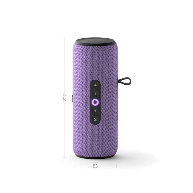 Портативная умная колонка, Яндекс, YNDX-00030VIO, Яндекс Станция Стрит с Алисой, 30 Вт, 3 микрофона, 80 - 20 000 Гц, Wi-Fi (2,4–5 ГГц), Bluetooth 5.0, Фиолетовый