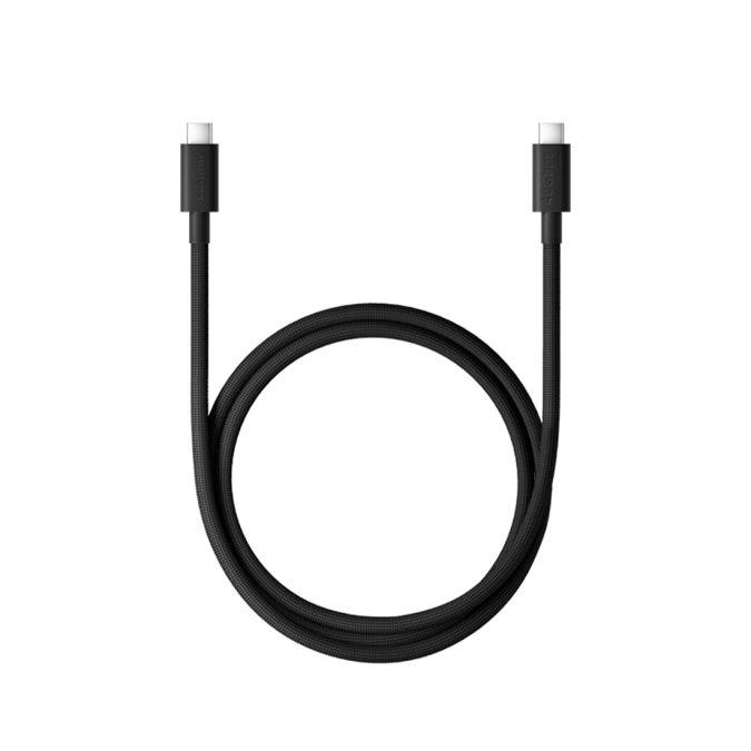 Интерфейсный кабель, Xiaomi 6A Highspeed USB4 Braided USBC – USBC, BHR087BGL/L66000, 1м, 40Гбит/с, 6А, 240Вт, +TPE, Чёрный, PD3.1, 8K60Гц