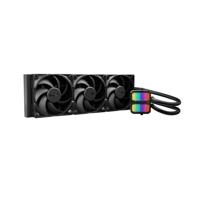 Кулер с водяным охлаждением, Bequiet!, BW026, Intel: LGA 1851/ 1700 / 1200 / 115X, AMD: AM5 / AM4, 3*140мм, 1900 об/мин, 78.4 CFM, 34.3 dB(A), 45714052мм, Черный
