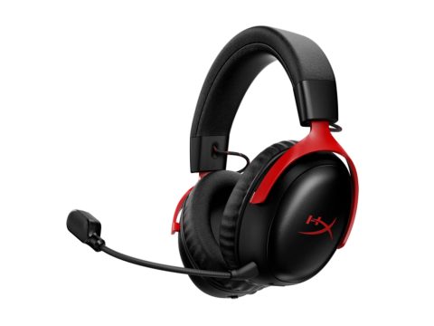 Гарнитура, HyperX, A59Z0AA, Cloud III S Wireless, Микрофон съёмный гибкий, Динамики 53 мм, 64 Ом, 20-20000 гц, Беспроводные, Чёрный-Красный