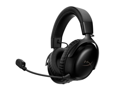 Гарнитура, HyperX, A59YZAA, Cloud III S Wireless, Микрофон съёмный гибкий, Динамики 53 мм, 64 Ом, 20-20000 гц, Беспроводные, Чёрный