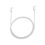 Интерфейсный кабель, Xiaomi, 3A Braided USBC – USBC, BHR0878GL/L33020, 60Вт, 1м, Белый