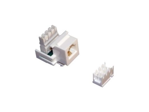 Модуль для информационной розетки, SHIP, M256-1, Cat.3, RJ-11, UTP, Телефонный, Белый