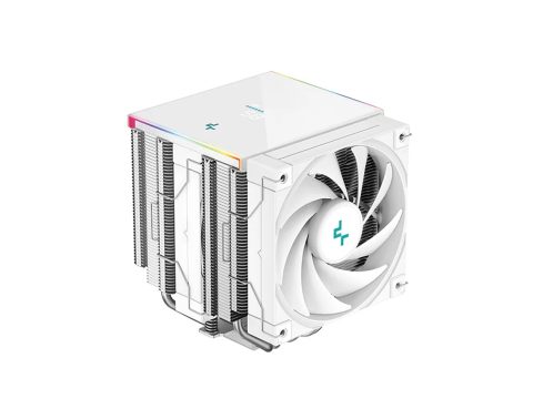 Кулер для процессора, Deepcool, AK620 DIGITAL SE WH R-AK620-WHADMN-GJD, Intel 1851/1700/1200/115х и AMD AM5/AM4, 260W, 2*120мм, 500-1850±10%/об/м, 68.99 CFM, 28 dB(A), 4pin, 129х138х161мм, Белый