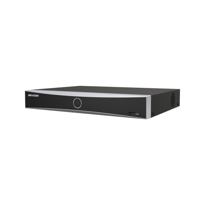 Сетевой видеорегистратор, Hikvision, DS-7616NXI-K1(D), 16 каналов, H.265+/H.265/H.264+/H.264, Разрешение записи: 4K, Full HD, D1, CIF, 160 Мбит/с, Интеллектуальная аналитика, Обнаружение движения 2.0, 1 SATA HDD 10 ТБ,