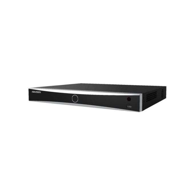 Сетевой видеорегистратор, Hikvision, DS-7632NXI-K2(E), 32 канала, H.265+/H.265/H.264+/H.264, AcuSense, Разрешение записи: 4K, Full HD, D1, CIF, 256 Мбит/с, Интеллектуальная аналитика, Обнаружение движения 2.0, 2 SATA HDD 10 ТБ,