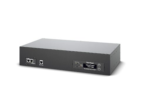 Блок распределения питания, ATS CyberPower PDU32SWHVCEE18ATNET (240В), Серия Switched ATS, Входной разъем IEC 60309 32A x 2, Выходной разъем IEC C19 x 2/IEC C13 x 16, Длина кабеля 3,05 м, Высота: 2U