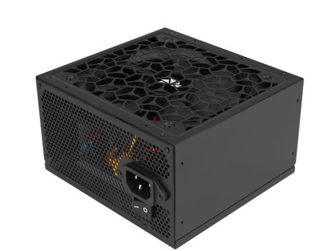 Блок питания, Aerocool, AERO WHITE, 750W, ATX, APFC, 20+4pin, 2*4+4pin, 6*Sata, 2*Molex, 3*PCI-E 6+2pin, Вентилятор 12см, Кабель питания, Чёрный