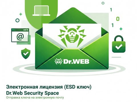 Антивирус, Dr.Web, Security Space 24М 2 ПК, новая лицензия, на 2 ПК на 24 месяца