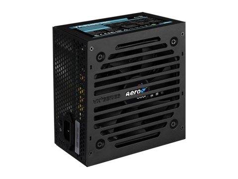 Блок питания, Aerocool, VX PLUS Stealth 700, 700W, ATX, APFC, 20+4pin, 4+4pin, 4*Sata, 3*Molex, 1*FDD, 2*PCI-E 6+2pin, Вентилятор 12см, Кабель питания, Чёрный