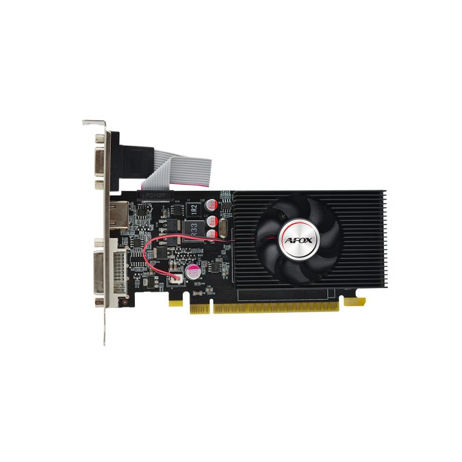 Видеокарта, AFOX, GT730 4GB D3 LP Single Fan (4897033782265), AF730-4096D3L5, DDR3, 128bit, HDMI, DVI, VGA, 150*70*19 мм, Цветная коробка