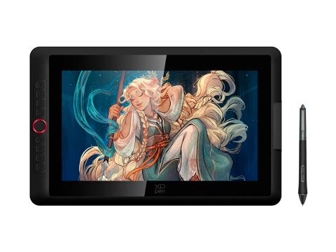 Графический планшет, XP-Pen, Artist 15.6 Pro V2 MD160FH-AD41, DPI 1920x1080, Чувствительность к нажатию 16384, Рабочая область 344.16*193.59 мм., Чёрный