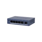 Коммутатор, Dahua, DH-S3006-4ET-36, Неуправляемы 6-портовый, 4  RJ-45 10/100 Mbps (PoE), 2  RJ-45 10/100 Mbps (Uplink)Рабочая температура. от –10°C до +55°C, 115.5 mm  84.3 mm  27 mm