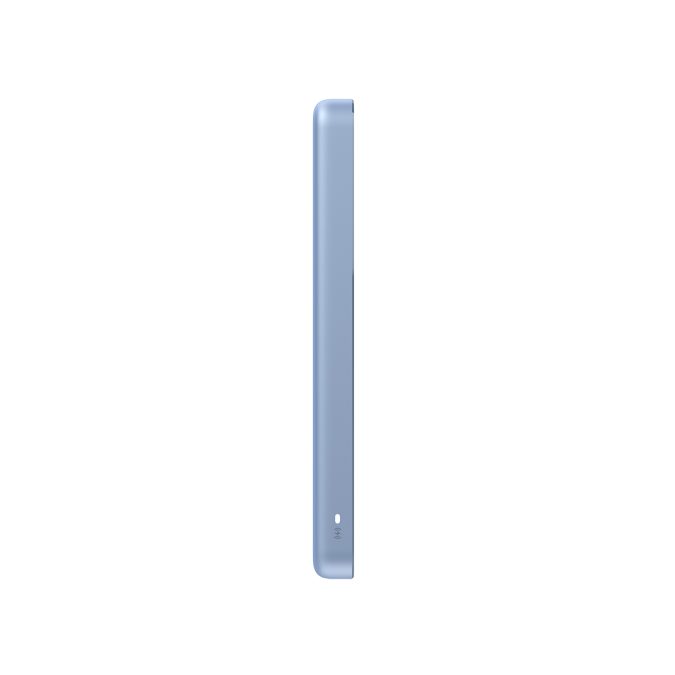 Портативный внешний аккумулятор, Xiaomi, Super Slim Magnetic Power Bank 5000 Blue, WPB0507S/BHR08POGL, Габариты: 102  69.6  8.7 мм — ультратонкий корпус, Вес:122 г, Корпус: из алюминия с пескоструйной обработкой и закруглёнными краями — прочный и приятный на ощупь, Номинальная ёмкость: 3 000 мА·ч при 5 В, Беспроводная: поддержка 5 Вт, 7,5 Вт, 10 Вт и 15 Вт. магнитное крепление, Выход: до 22,5 Вт (10 В2,25 А), Голубой