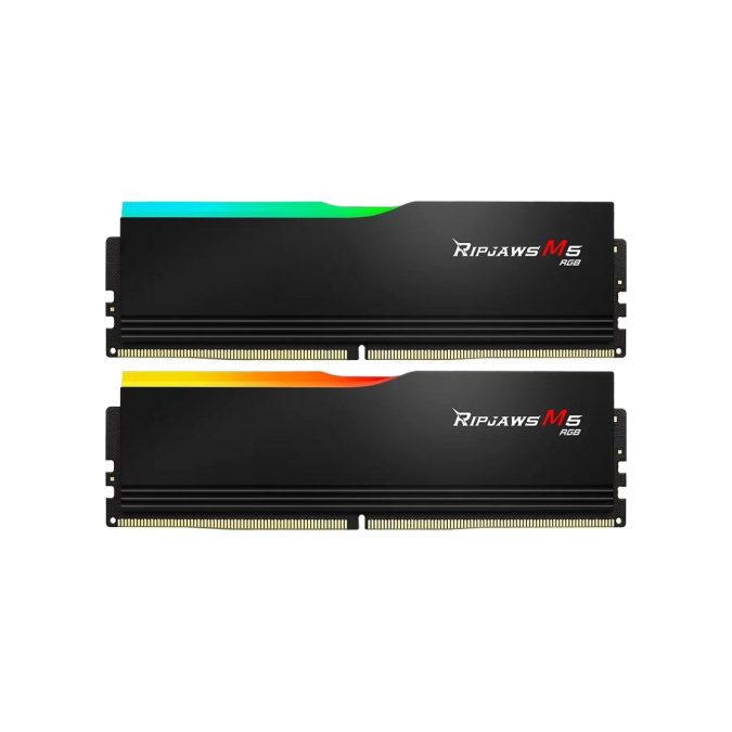 Комплект модулей памяти, G.SKILL, Ripjaws M5 RGB F5-6000J3636F16GX2-RM5RK, DDR5, 32GB (Kit 2x16GB), CL36, 1.35 V, DIMM