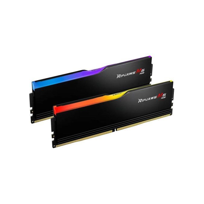 Комплект модулей памяти, G.SKILL, Ripjaws M5 RGB F5-6000J3636F16GX2-RM5RK, DDR5, 32GB (Kit 2x16GB), CL36, 1.35 V, DIMM