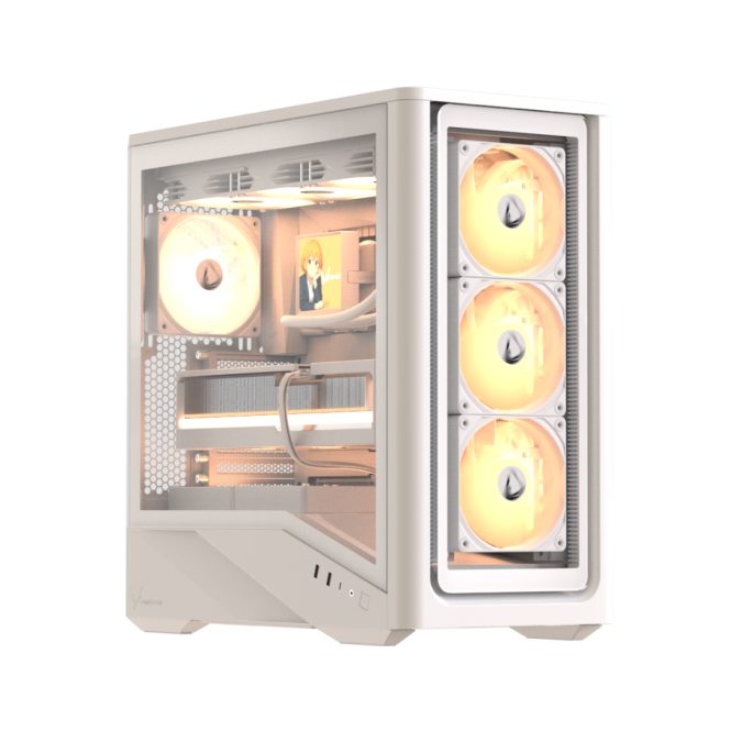 Компьютерный корпус, Formula V, Air Power G9 DUO SA White, EATX/ATX/micro ATX/mini-ITX, USB Type C*1/3.0*2, HD-Audio, Кулер 4*120мм ARGB, Высота процессорного кулера до 182мм, Длина VGA до 420мм, 1*3.5"/1*2.5", Толщина 0,7мм, 480x235x484мм, Без Б/П, Белый