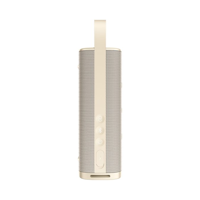 Портативная колонка, Xiaomi, Sound Outdoor 30W Golden, QBH4370GL/MDZ-38-DB, Версия Bluetooth: 5.4, Номинальная выходная мощность: 30 Вт, Диапазон частот: 60 Гц-20 кГц, Продолжительность воспроизведения: прибл. 12 часов (при 50% громкости), Батарея: литий-ионная. 2600 мАч, Время зарядки: 2,5 часа, Номинальная мощность: 5 В, 3 А, Дальность передачи: 25 м, Вес нетто: 597 г, Размер изделия:68*66*196.6 мм, Золотой
