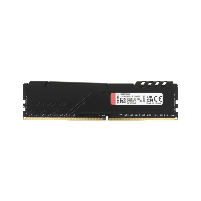 Модуль памяти, Kingston, FURY Beast KF432C16BB/8WP, DDR4, 8GB 3200MHz Чёрный, DIMM