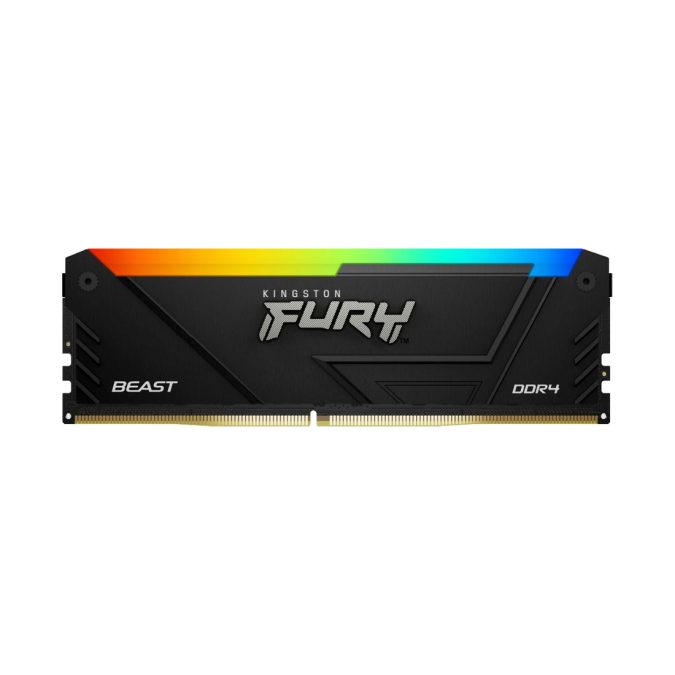 Модуль памяти, Kingston, FURY Beast RGB KF432C16BB2A/8WP, DDR4, 8GB, DIMM
