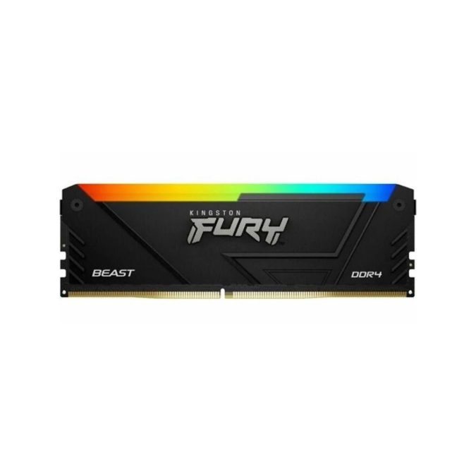 Модуль памяти, Kingston, FURY Beast RGB KF432C16BB12A/16WP, DDR4, 16GB, DIMM