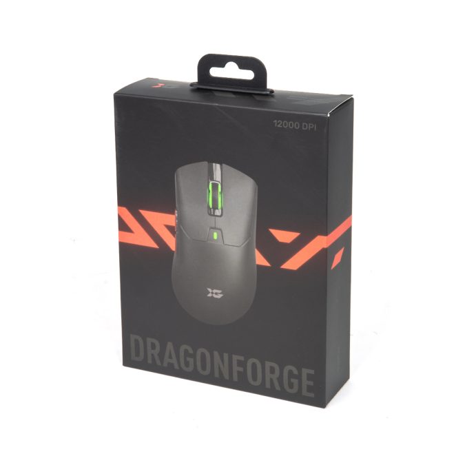 Компьютерная мышь, XG, Dragonforge, Игровая, Оптическая, Беспроводная, USB, Bluetooth 5.2, 2.4G, 400/800/1600/3200/6400/12000, 125-250-500-1000Hz, RGB, Длина кабеля 1,5 метра, 6 кнопок управления, Чёрный