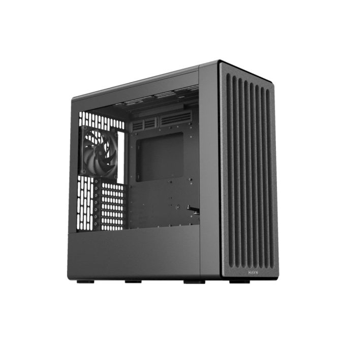 Компьютерный корпус, HAVN, BF 360 Flow Black (HVN-CA-BF360-04), E-ATX/ATX/Micro ATX, USB 1*Type C/2*3.0, Кулер 2*180/1*140 мм, Высота процессорного кулера до 195 мм, Длина VGA до 410мм, 1*3.5"/2*2.5", Толщина 0,8мм, 515x254x522.6мм, Без Б/П, Чёрный