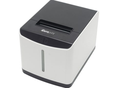 Принтер чеков и этикеток, Europrint, EPT371UW, Белый, USB, 203dpi, 1D/2D, Ширина носителя 20-80мм, Диаметр рулона до 83мм, Диметр втулки 25-40мм. Белый