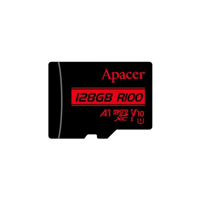Карта памяти, Apacer, AP128GMCSX10UB-RA, microSDXC 128GB, U1 V10 A1 R100