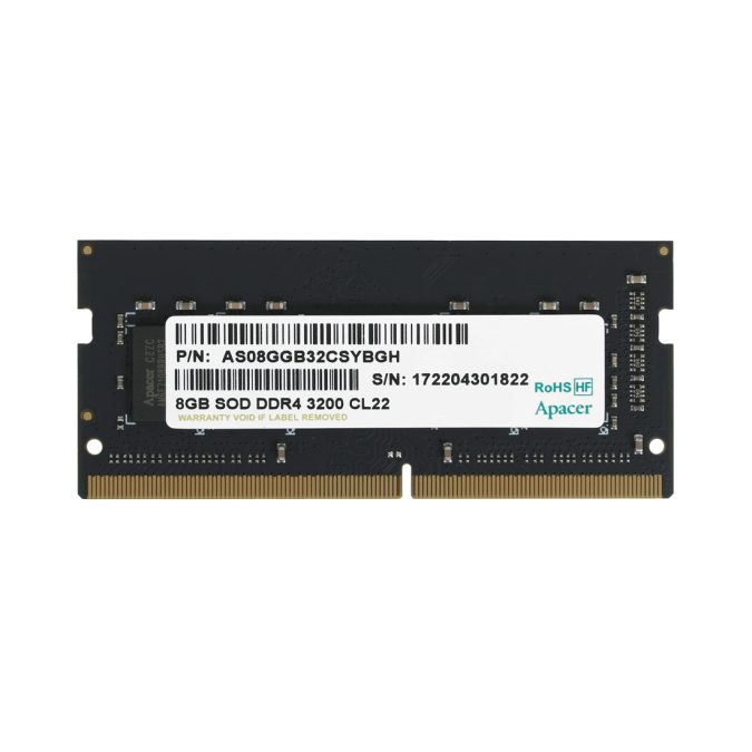 Модуль памяти для ноутбука, Apacer, ES.08G21.GSH, DDR4, 8GB, SO-DIMM,