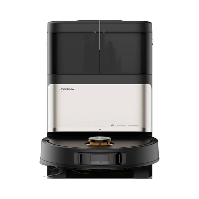 Робот-пылесос, Deerma, Robot Vacuum DEM-X70 (DEM-X70), в комплекте зарядная станция DEM-X70JZ, LDS навигация, 13000 Па, Черный