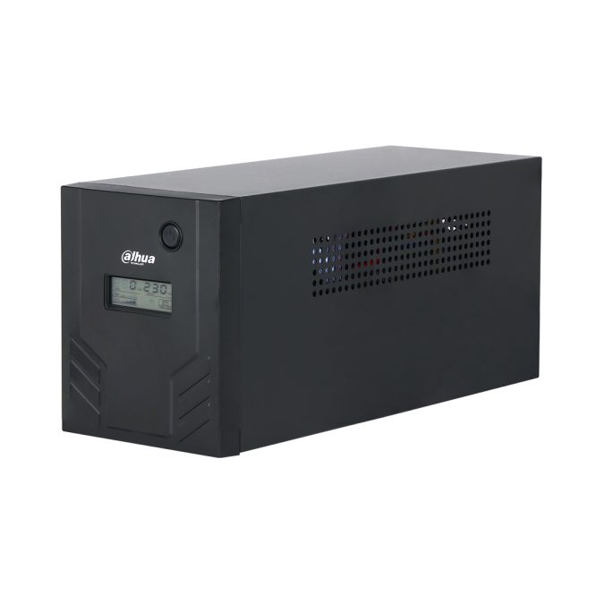 Источник бесперебойного питания, Dahua, DH-PFM3350-2000L, Мощность 2000ВА/1200Вт, Диапазон работы AVR: 170-280В, Бат.: 12В/9 Ач*2шт., 4 вых.: 4 Shuko CEE7, Чёрный