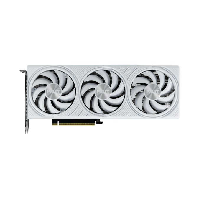 Видеокарта, PALIT, RTX5070 WHITE OC 12GB (4710562245295), (NE75070U19K9-GB2050W), GDDR7, 192bit, 3-DP, HDMI, 3xFan, 291.9*116.6*41.3 мм, Цветная коробка