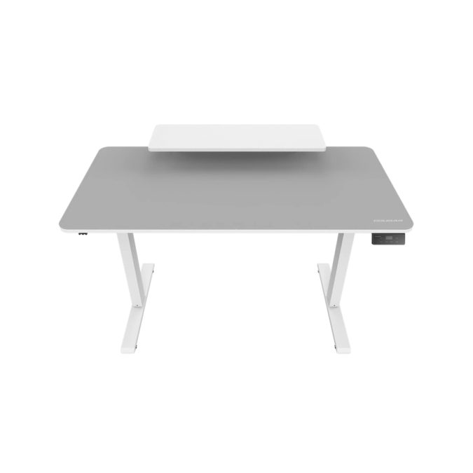 Компьютерный стол, Cougar, E-Star 120 White , Поверхность - ДСП, Основание - сталь, 120*60*72(117) см, Панель управления высотой, 2 программируемые настройки памяти, Белый