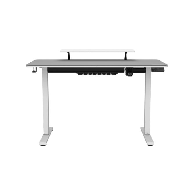 Компьютерный стол, Cougar, E-Star 120 White , Поверхность - ДСП, Основание - сталь, 120*60*72(117) см, Панель управления высотой, 2 программируемые настройки памяти, Белый
