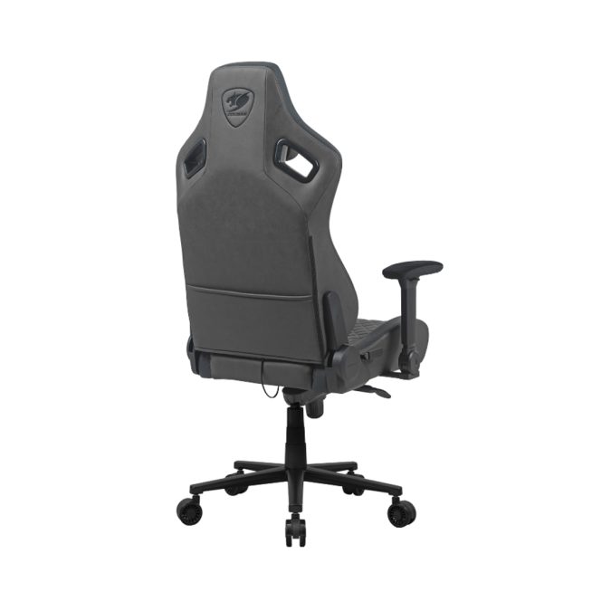 Игровое компьютерное кресло, Cougar, Defensor S Jet Gray F, Искусственная кожа PU AIR, (Ш)57*(Г)53*(В)129,5 (137) см, Серый