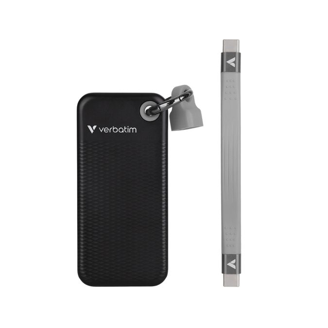 Внешний SSD диск, Verbatim, Pocket SSD 32190, 1TB, Type-C, Чёрный
