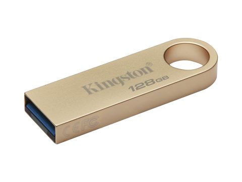 USB-накопитель, Kingston, DataTraveler SE9 G3 DTSE9G3/128GB, 128GB, USB 3.2 Gen 1, Золотистый