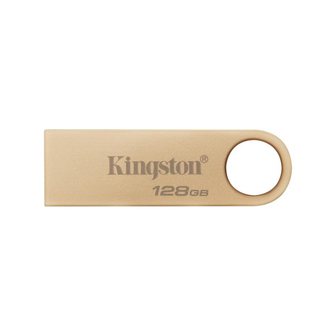 USB-накопитель, Kingston, DataTraveler SE9 G3 DTSE9G3/128GB, 128GB, USB 3.2 Gen 1, Золотистый