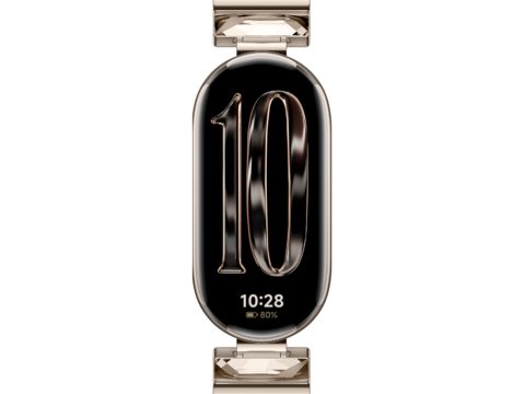 Фитнес браслет, Xiaomi, Mi Smart Band 10, Glimmer Edition Glimmer Gold, BHR07Q6GL/M2459B1, 1.62" AMOLED, Разрешение экрана 192 x 490, Аккумулятор 233 мАч, Водонепроницаемость 5 АТМ, Золотой