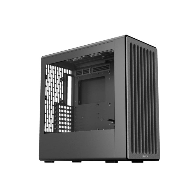 Компьютерный корпус, HAVN, BF 360 Black (HVN-CA-BF360-02), E-ATX/ATX/Micro ATX, USB 1*Type C/2*3.0, Высота процессорного кулера до 195 мм, Длина VGA до 410мм, 1*3.5"/2*2.5", Толщина 0,8мм, 515x254x522.6мм, Без Б/П, Чёрный