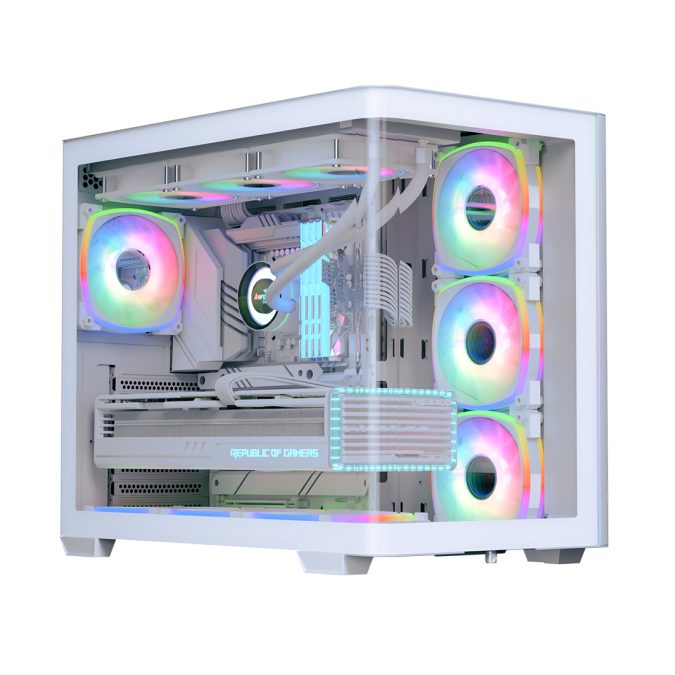Компьютерный корпус, Aerocool, P500C Evo-G-WT-v1, ATX/Micro ATX, USB 2*3.0/2.0, HD-Audio+Mic, USB 1*Type C/2*3.0, Высота процессорного кулера до 162 мм, Длина VGA до 450мм, 2*3.5"/3*2.5", Толщина 0,7мм, 398х285x475,4мм, Без Б/П, Белый